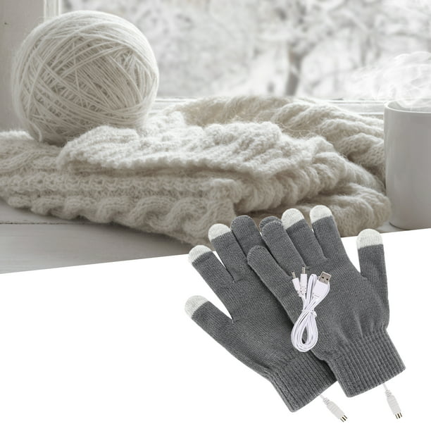 1pair 5V winter warm gloves usb powered heated pads hand warmer 8*18cm pads TB